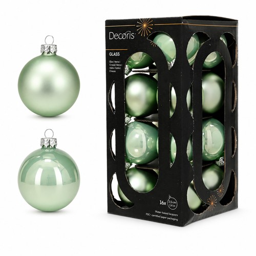 Weihnachtskugeln glas 4cm - 16,