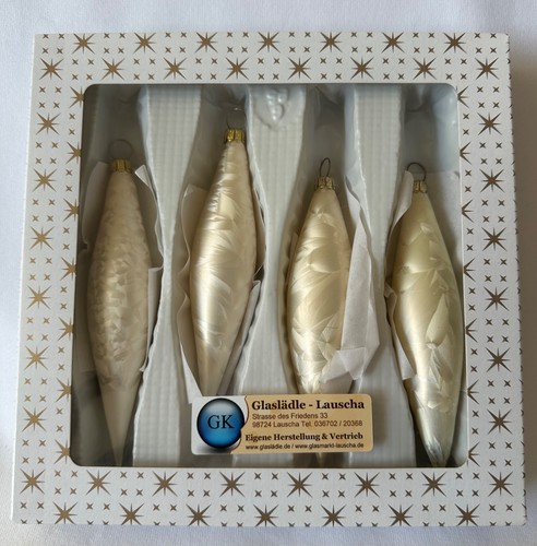 Lauscha christbaumschmuck set - christbaumschmuck,