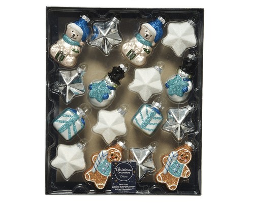 Christbaumschmuck glas winter - glas,