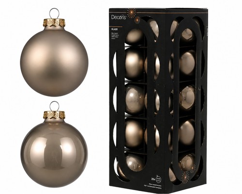 Weihnachtskugeln glas 6cm - 20,