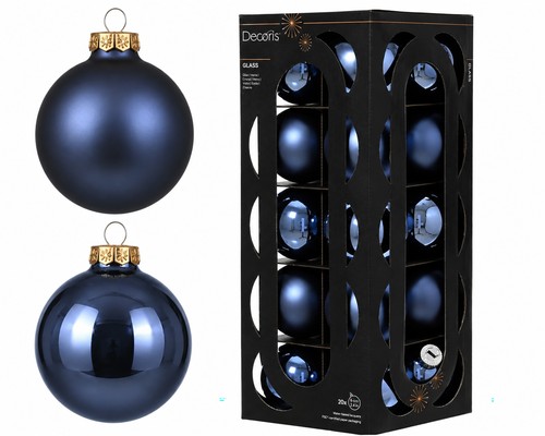 Weihnachtskugeln glas 6cm - glas,