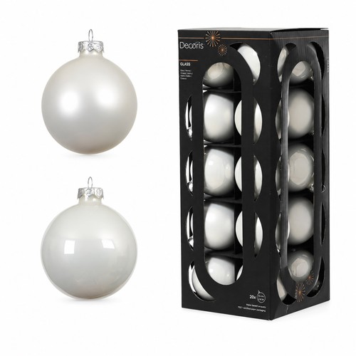 Weihnachtskugeln glas 6cm - glas,