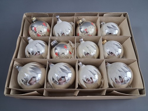 12er set christbaumkugeln - 12er,