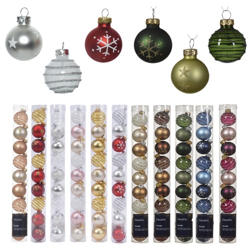 Weihnachtskugeln 3cm glas - 9,