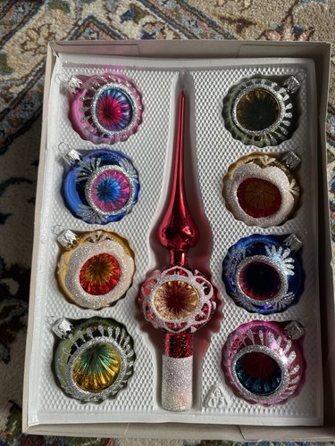 Vintage weihnachtsbaumkugeln - vintage,