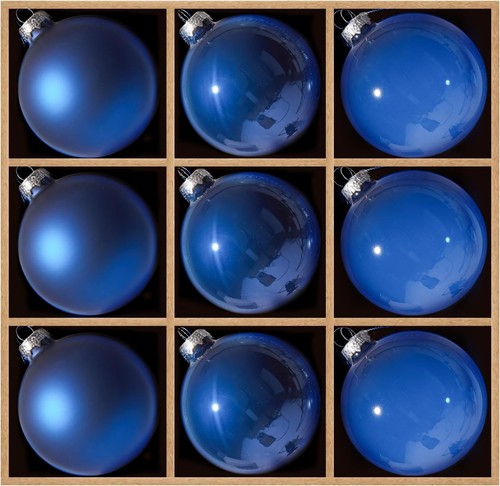 Blaue weihnachtskugeln glas - weihnachtskugeln,