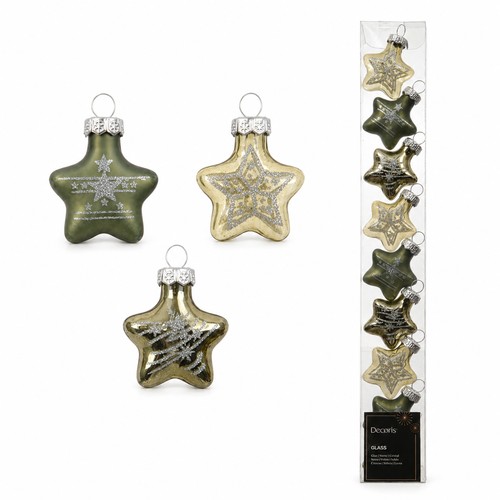 Christbaumschmuck sterne 3cm - sterne,