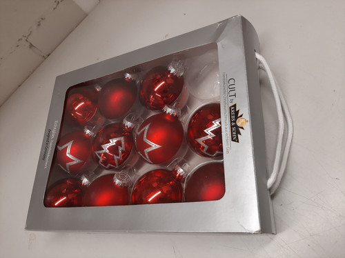 Glaskugeln rot - 11,